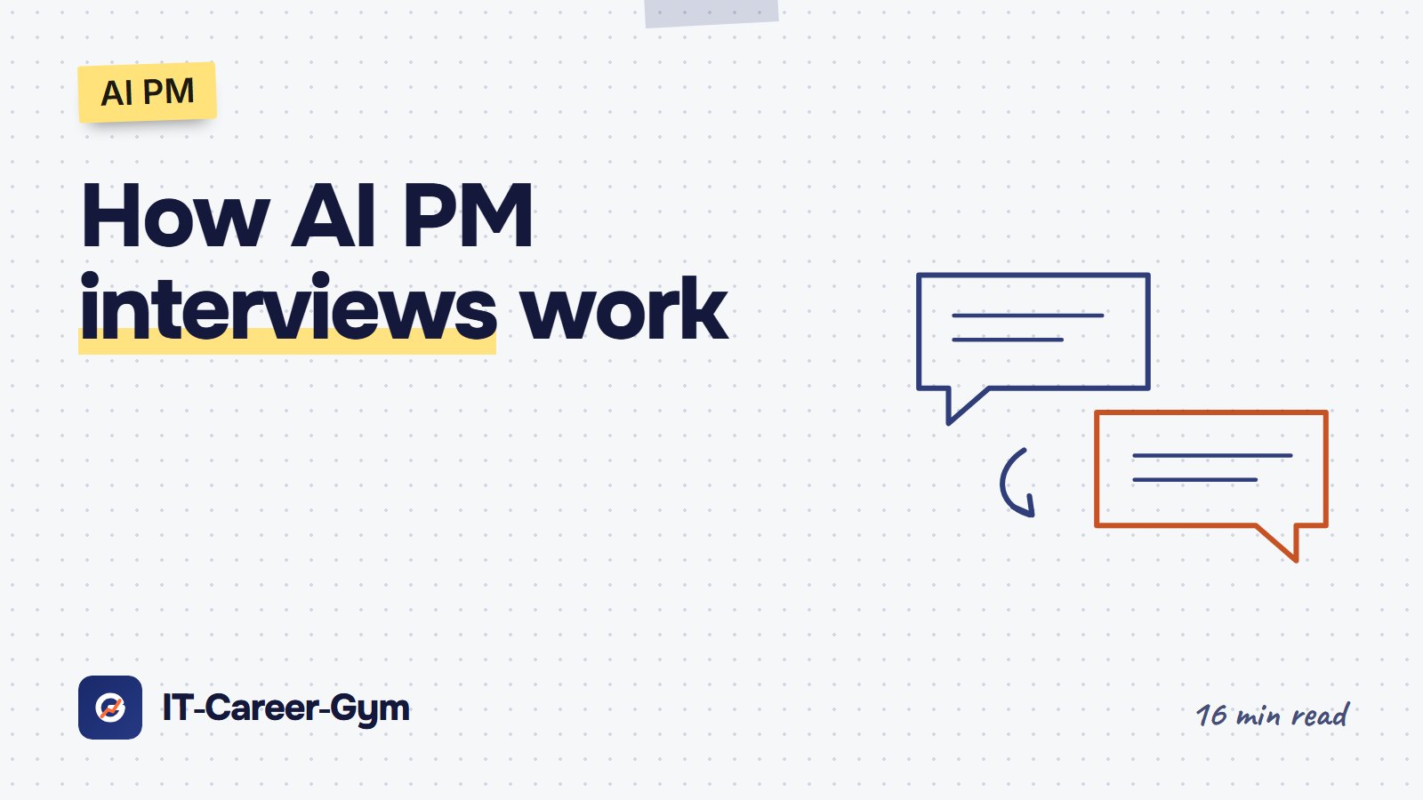 How AI product manager interviews work: IT Career Gym 2026 guide